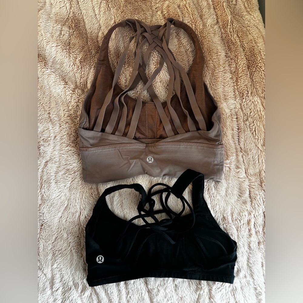 Two Lululemon workout tops fits a size XS